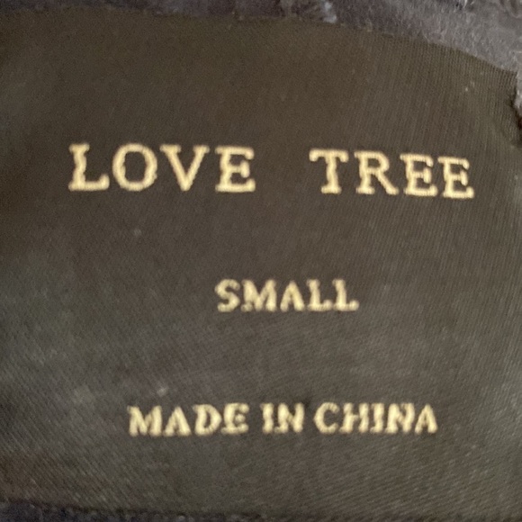Love Tree navy blue jacket sz:small - Picture 6 of 7